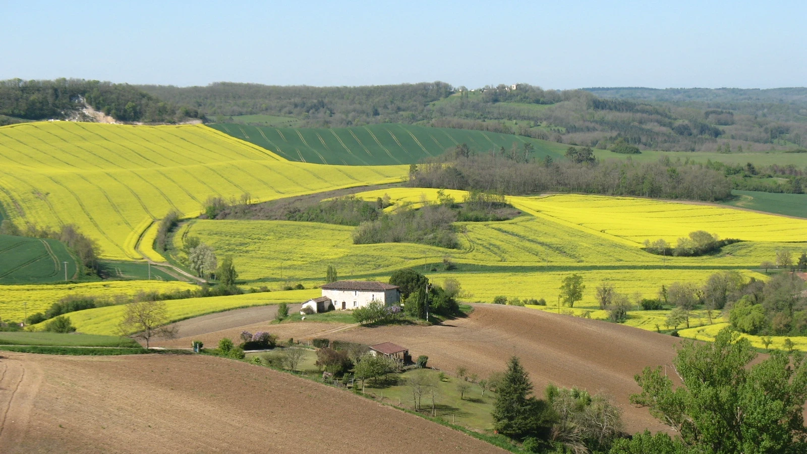 Land monitoring : agricultural area in the South West of France